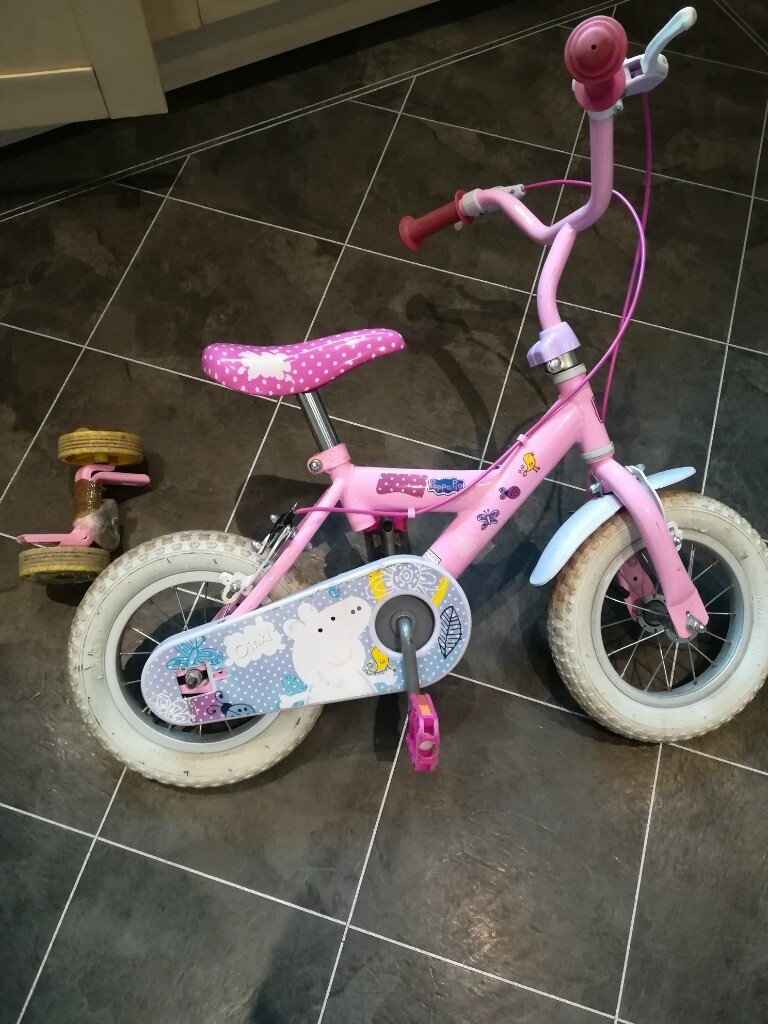 peppa pig bike with stabilisers